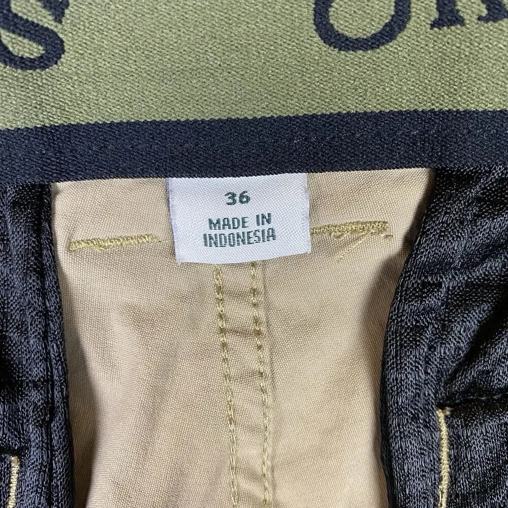 Orvis Tech Cargo Shorts Mens 36 Tan Hiking Outdoor Ripstop Nylon Stretch Media